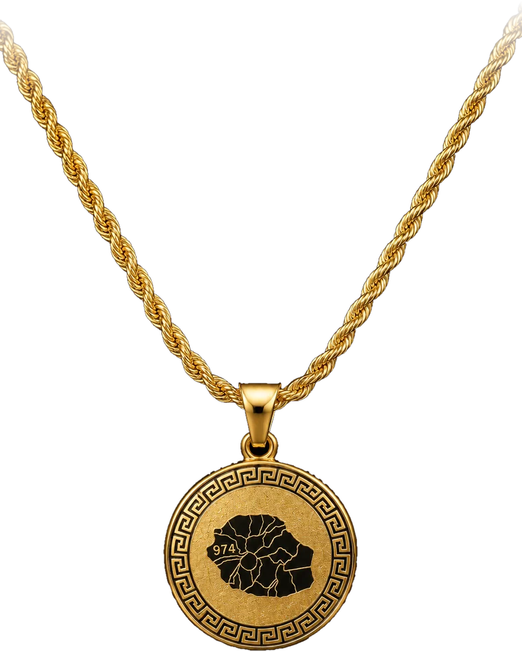 Pendentif 974 Île de la Réunion
